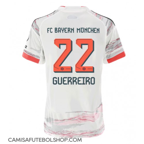 Camisa de time de futebol Bayern Munich Raphael Guerreiro #22 Replicas 2º Equipamento Feminina 2025-26 Manga Curta Camisa de time de futebol Bayern Munich Raphael Guerreiro #22 Replicas 2º Equipamento Feminina 2025-26 Manga Curta